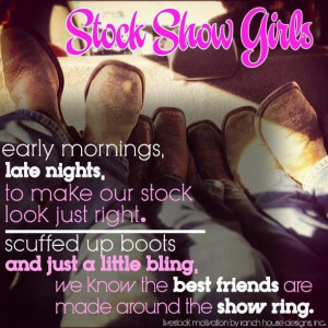Stock Show Girls! Too cute!