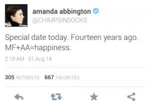 amanda abbington tweets
