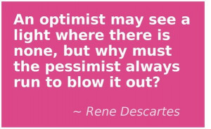 Optimism and pessimism