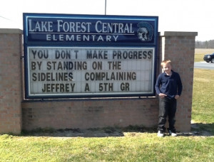 Need to get off the sidelines...