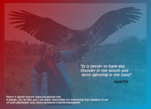 Apache quote ....