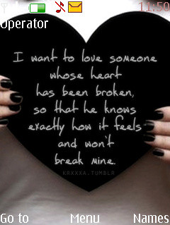Broken Love Nokia Theme Mobile Theme