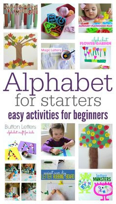 Alphabet For Starters - Easy Alphabet Activities For Beginners - No ...