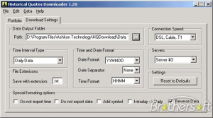 Historical Quotes Downloader 2.188 Download