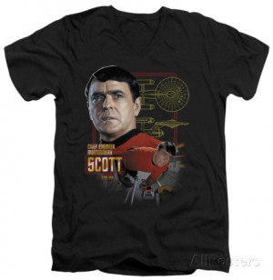 Star Trek - Chief Engineer Scott V-Neck T-Shirt