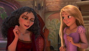 ... putting a lightened pic of Mother Gothel as proof of this neither like
