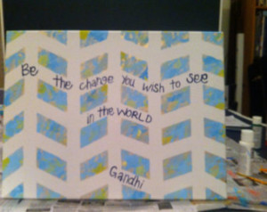 Chevron Gandhi quote 