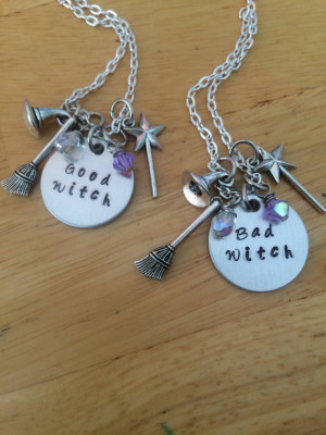 Good Witch Bad Witch Oz Inspired Charm Necklaces