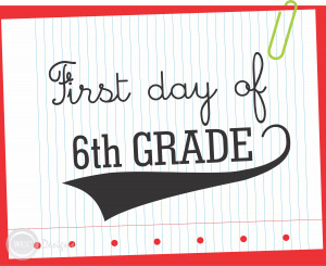FREE First Day of School Printable Signs from WCC Designs