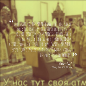 inspirably will let you share your thoughts as beautiful quotes ...