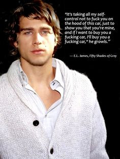 Christian Grey - Charlie Hunnam ( Quotes ) More