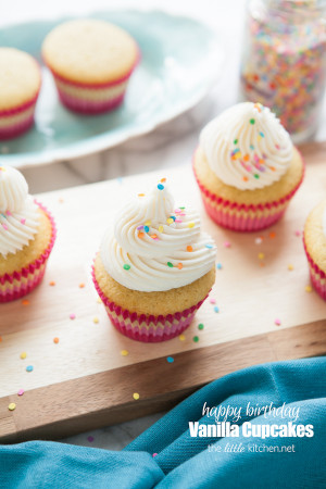 Dog Birthday Cupcake Recipe Birthday vanilla cupcakes