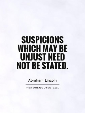 Suspicion Quotes
