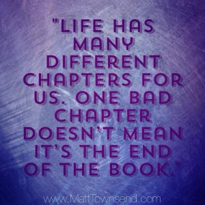 Chapters of your life