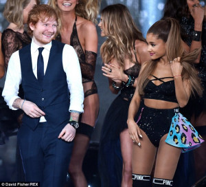 Yep, I said it! Ed was then seen laughing uncontrollably as Ariana ...
