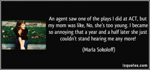 More Marla Sokoloff Quotes