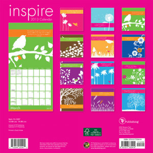 Home > Obsolete >Inspire 2013 Wall Calendar