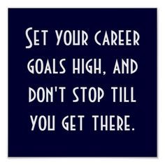 Setting Career Goals is Easier Using Career Examples and Career ...