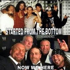 Triple H, Kevin Nash, Shawn Michaels, Scott Hall, & Sean Waltman ...