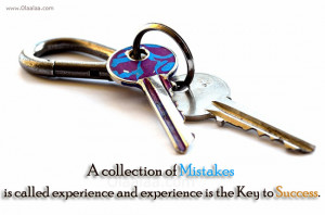 Mistakes Quotes-Thoughts-Experience-Collection-Key-Success