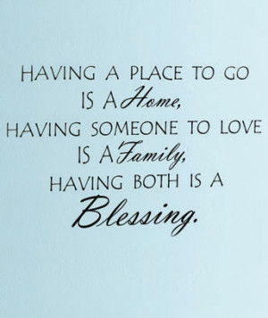 Sentiment Wall Quotes Love Blessing or Life Peel-and-stick Wall