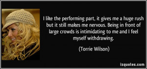 More Torrie Wilson Quotes
