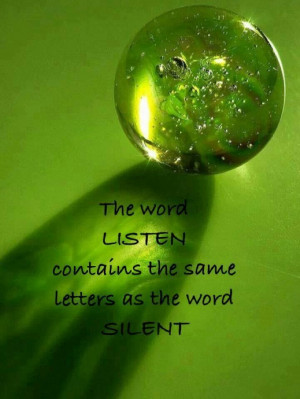Listen/Silent!