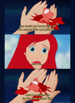 Sad Ariel Doesn’t Want To Go Home & Be Miserable For The Rest Of Her ...