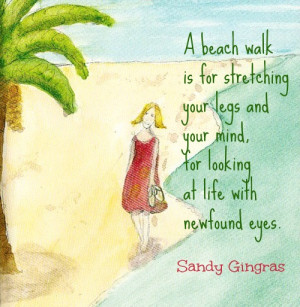 Beach Wisdom & Illustrations by Artist Sandy Gingras