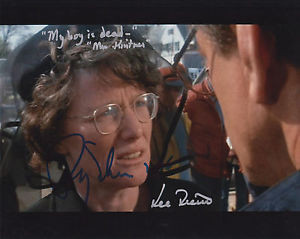 ... Roy Scheider & Lee Fierro SIGNED JAWS 8x10 PROOF - K9 w/ quotes PROOF