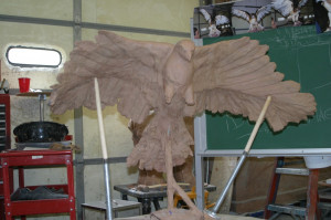 Hawk Custom Bronze Statue