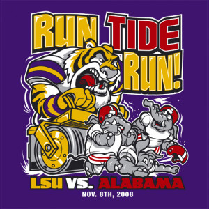 LSU vs Alabama Gameday Shirt - Run Tide Run