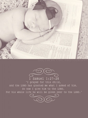 Bible verse on Dalton's birth announcements!!