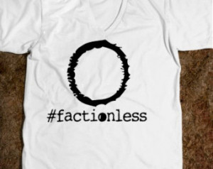 Factionless Shirt, factionless symbol, tee , Allegiant, from Divergent ...