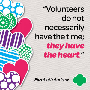 Thank you to all of our Girl Scout volunteers and our entire Girl