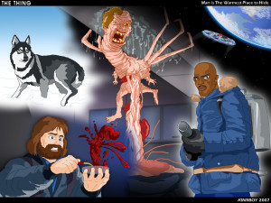 The Thing fanart.