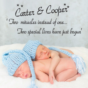 Carter And Cooper, ‘Two Miracles Instead Of One, Two Special Lives ...