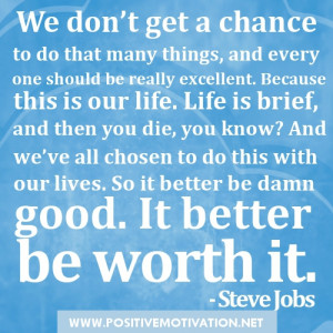 of the day July21 ,2012 : Steve Jobs Motivational Quotes for work