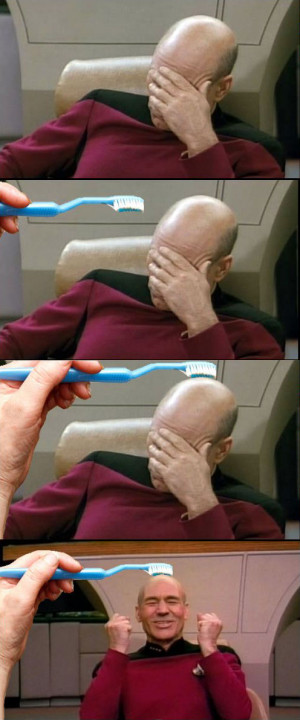 Funny photos funny facepalm meme toothbrush