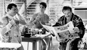 Still of Robin Williams, Hank Azaria and Nathan Lane in The Birdcage