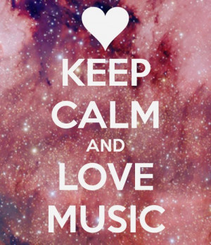 cute, girl, keep calm, love, music, strong
