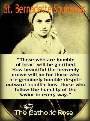 St. Bernadette Soubirous - I cannot believe I have never seen this ...