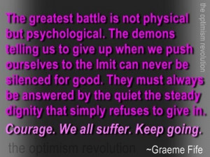 The inner demon voice...