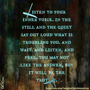 More like this: inner voice .