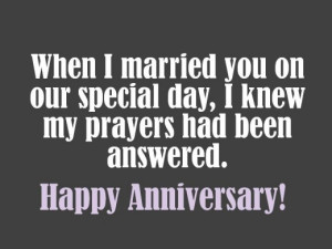 Christian Anniversary Messages for Wife or Husband