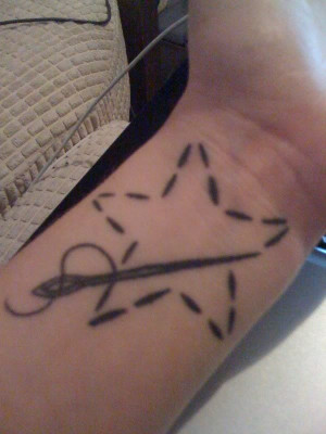 my love of stars & representing Carl Sagan's quote of 