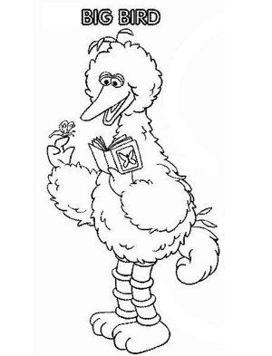 Sesame Street Big Bird Coloring Pages