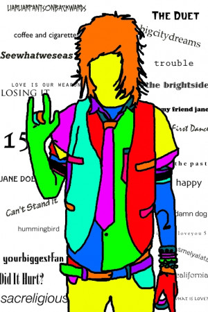 Chris Drew Ingle colorful by itotallyheartdrawing