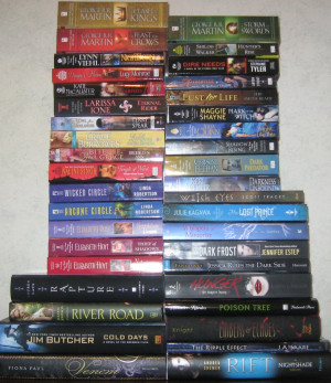 Current state of my physical TBR Books