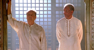 Jack Nicholson as Edward Cole, and Morgan Freeman as Carter Chambers ...